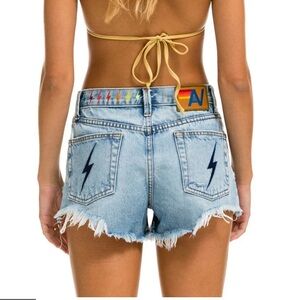 Aviator Nation Blue Jean Shorts